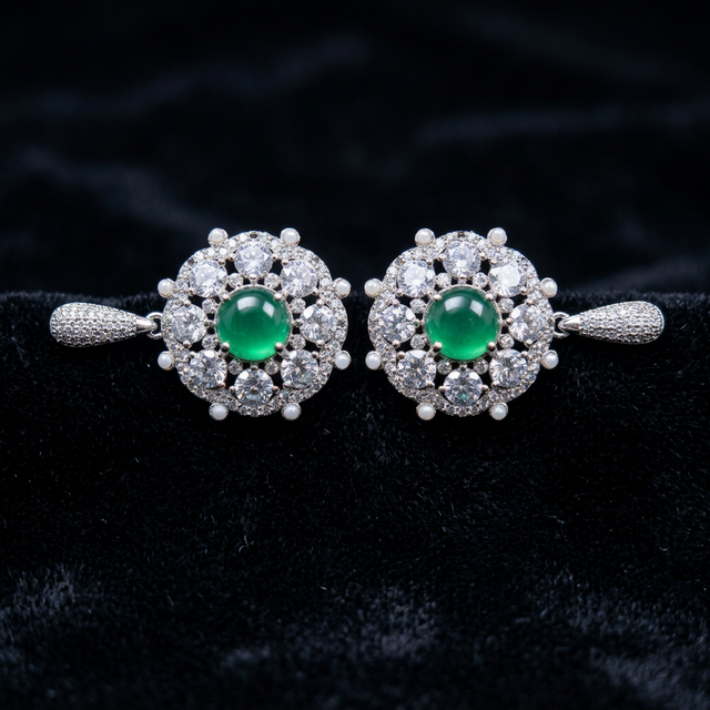 Céladon Halo Earrings