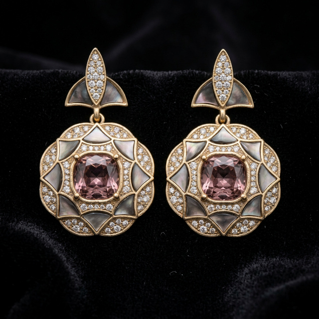 Mosaïque Drop Earrings