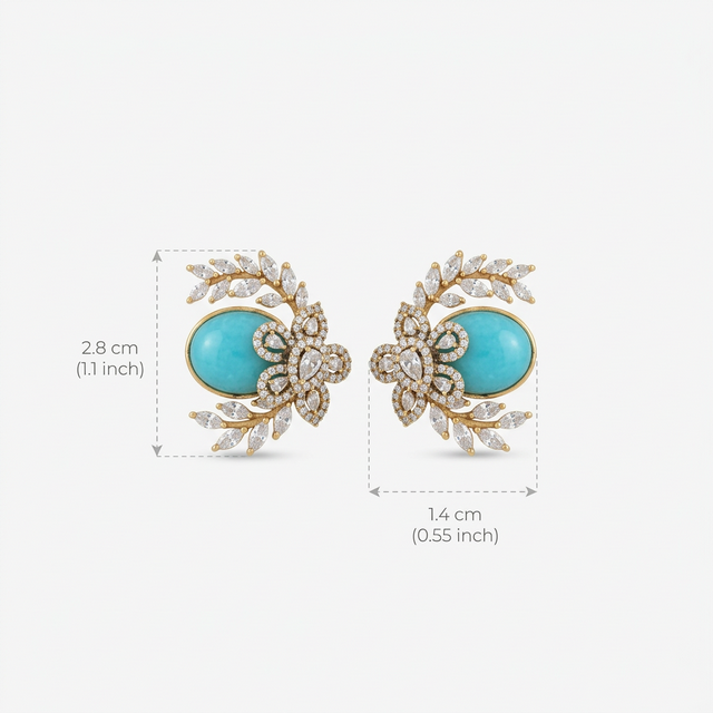 Laurier Stud Earrings